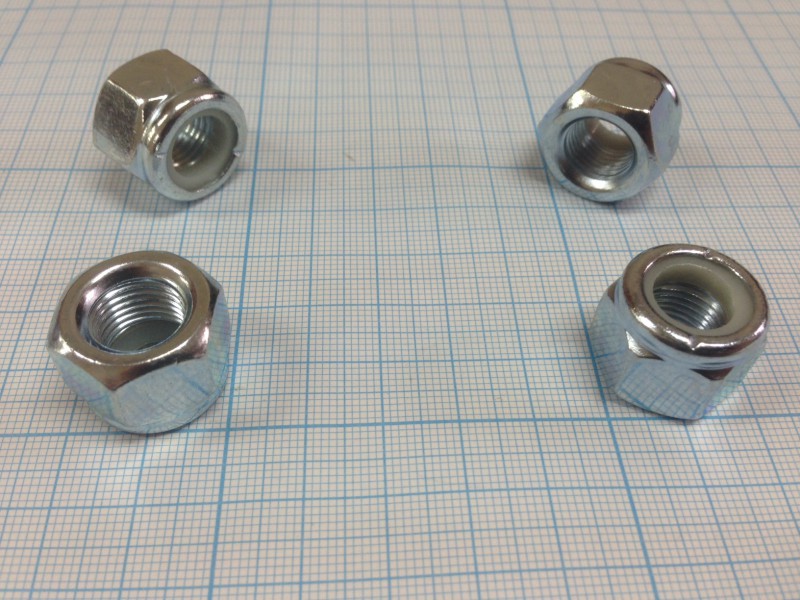 гайка м18*1,5 с нейлоновым кольцом самоконтрящаяся высокая в интернет-магазине НМК